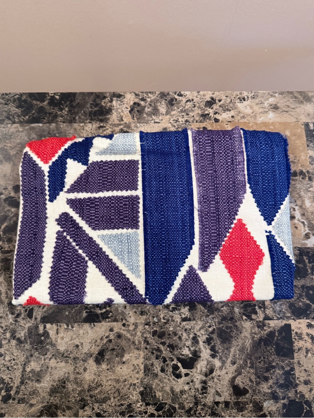 Henri Bendel Geometric Print Clutch RARE - Picture 4 of 16